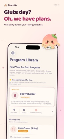 Cute Lifts: Workout Tracker Screenshot 4 of 9