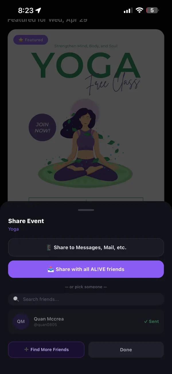 Screenshot #3 pour Al!ve - Find Events Near You