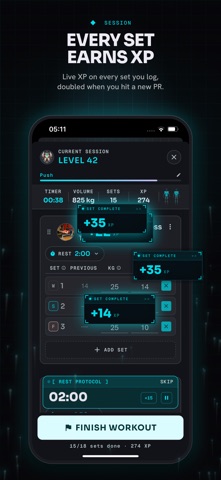XPGym: Gamified Gym Tracker Screenshot 2 of 6
