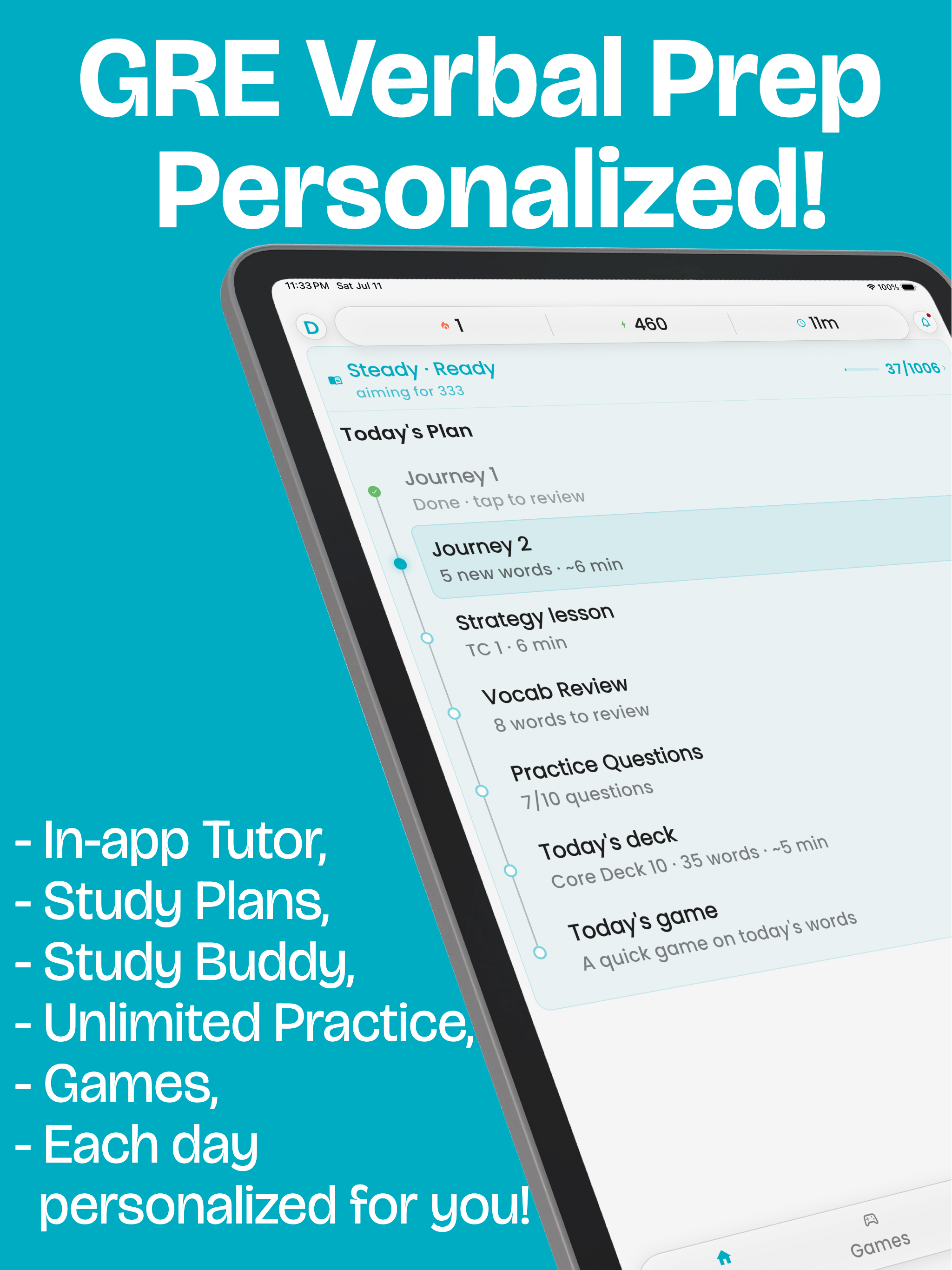 Grezi: GRE Verbal Prep Tutor screenshot 7