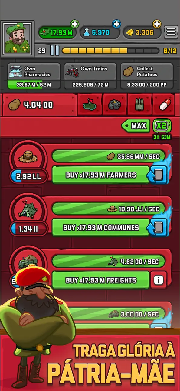 AdVenture Communist iOS Mod IPA screenshot 4 - iOS game interface