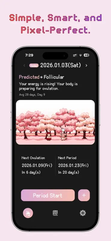 Period Tracker: P Forest screenshot 2 of 8