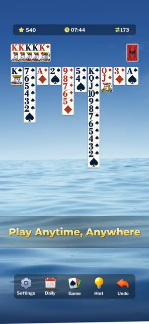Spider Solitaire Large Cards screenshot 4