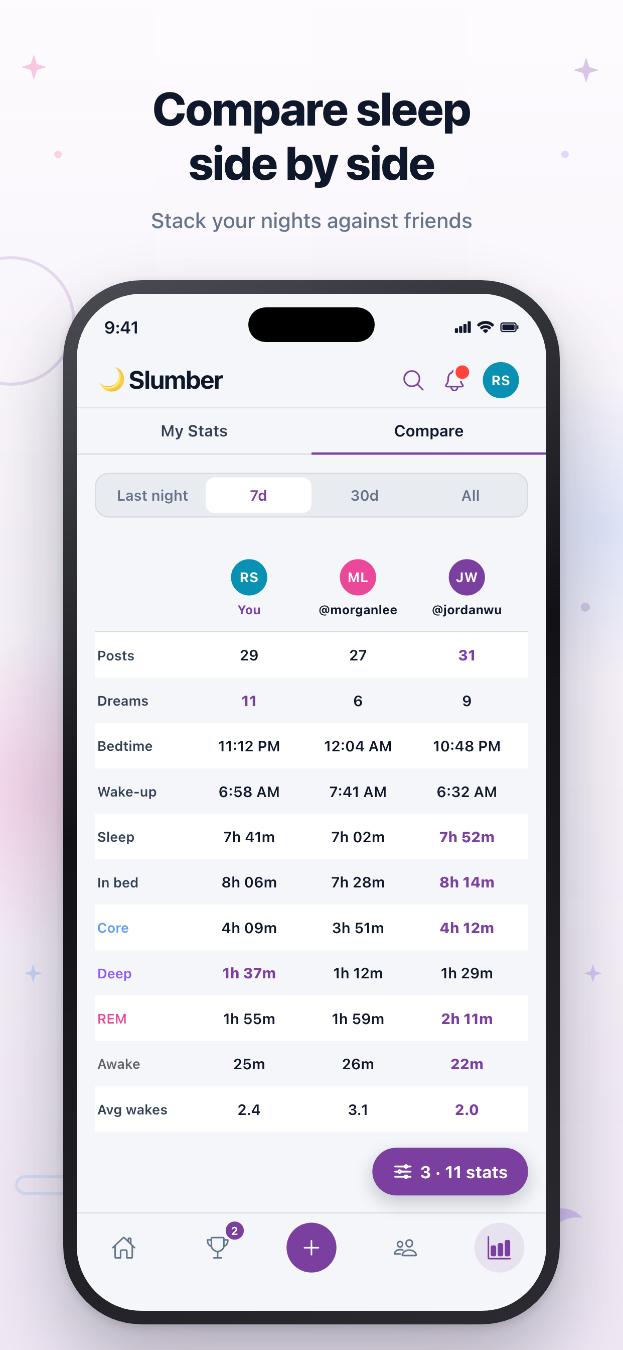 Slumber: Social Sleep screenshot 7