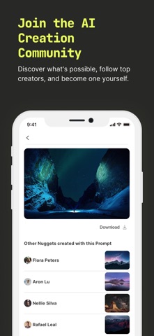 prompt mine: AI Generator App Screenshot 9 of 9