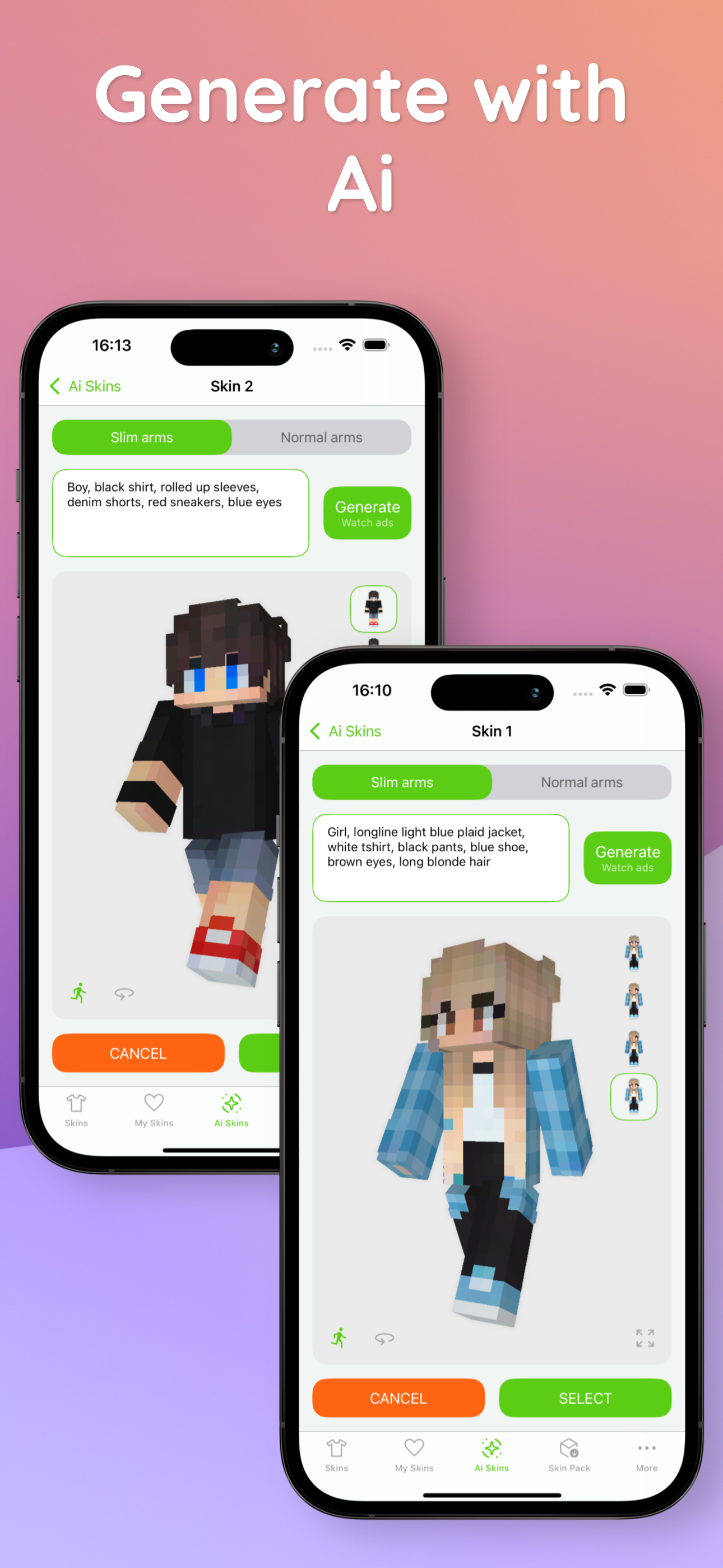 Skins for Minecraft: SkinVault