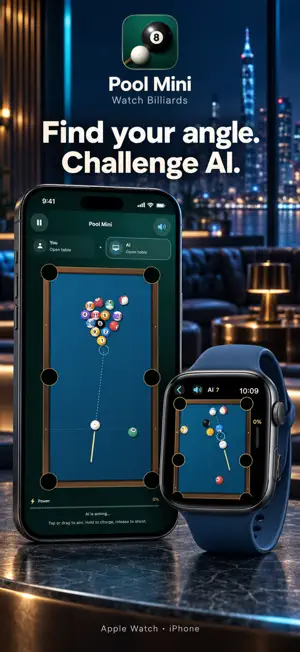 Pool Mini - Watch Billiards screenshot 2