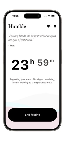 Humble - Fasting App Screenshot 2 of 3