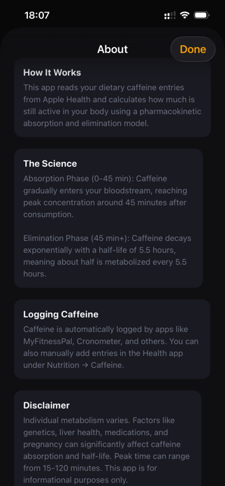 Caffeine Curve Screenshot 4 of 5