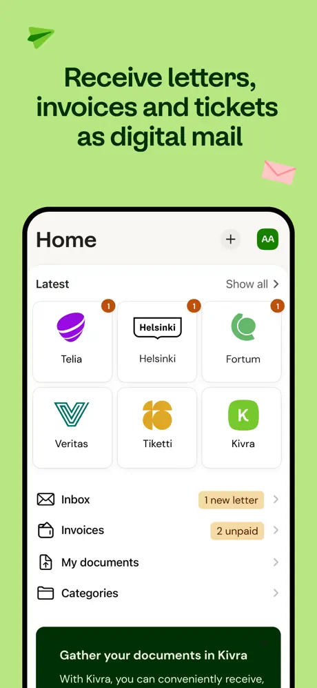 Kivra Suomi screenshot 3