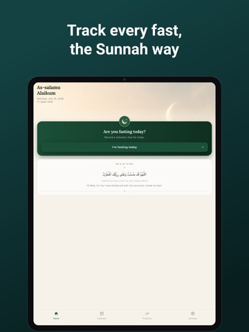 Rayyan: Islamic Fasting iPad screenshot