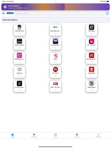 USA Radio Live FM AM Stations iPad screenshot