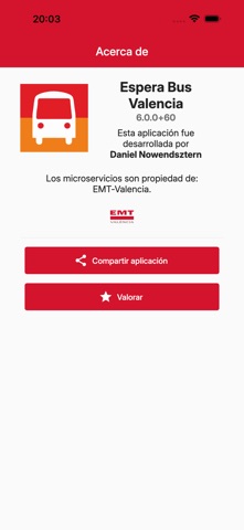 Espera Bus Valencia screenshot