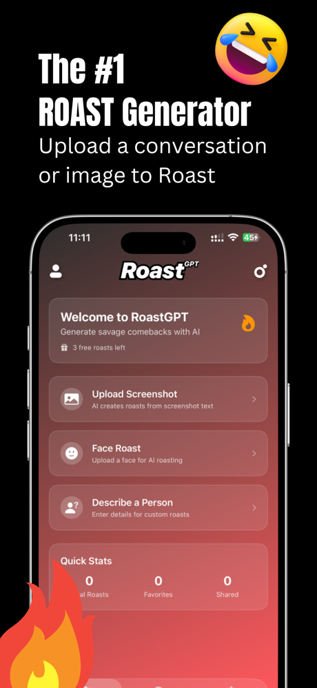 RoastGPT - AI Roast Generator screenshot 1