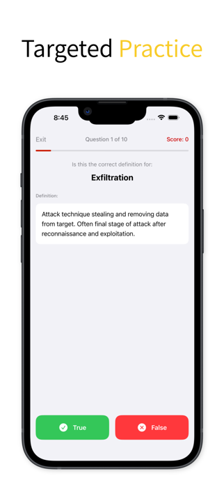 Security+ Flashcards Screenshot 4 of 8