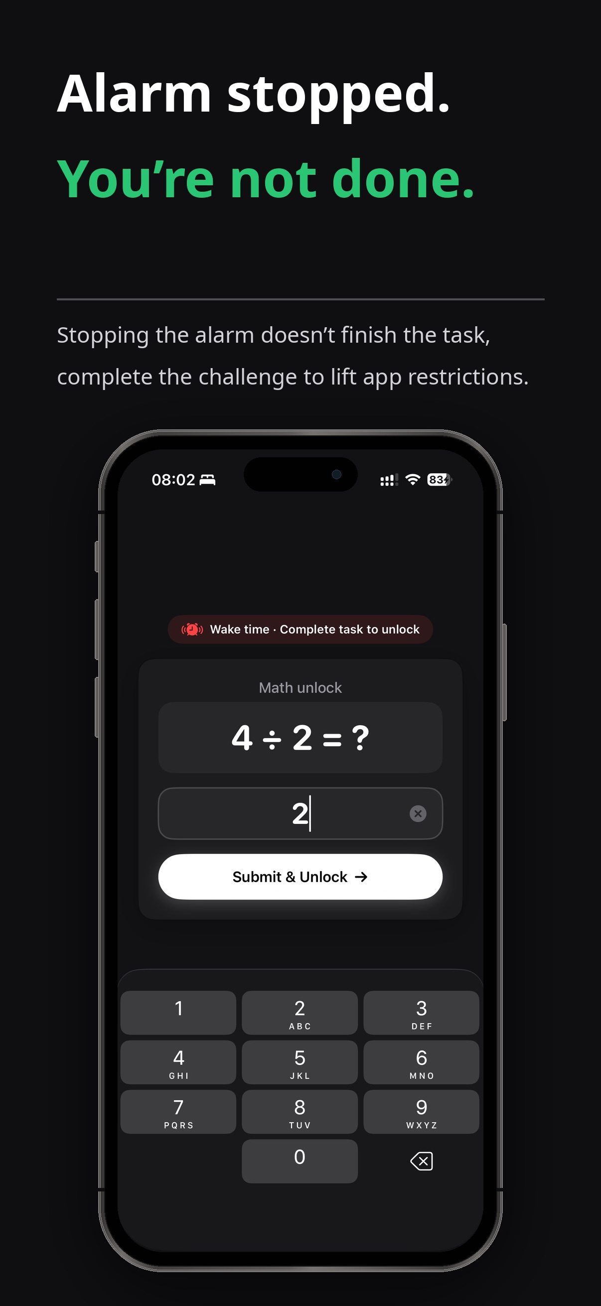 Screenshot 6 of RestWake: Math Alarm Clock