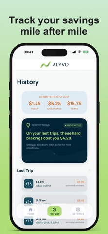 Alyvo: Gas Log & MPG Tracker screenshot