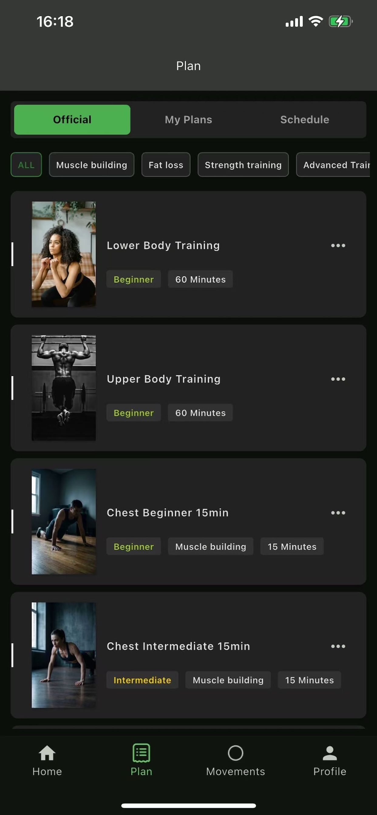 SPlan - Home Strength Training screenshot 2