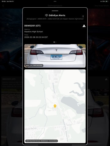 OdinEye iPad screenshot