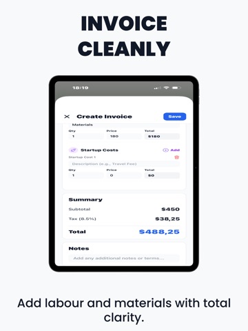 Contractors Suite: AI Jobs iPad screenshot