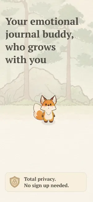 Foxtale: Mental Health Journal screenshot 1