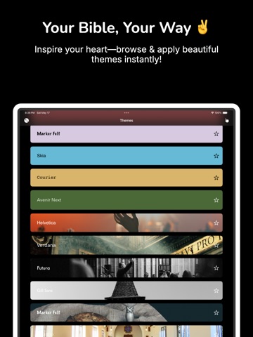 BibleCompass iPad screenshot