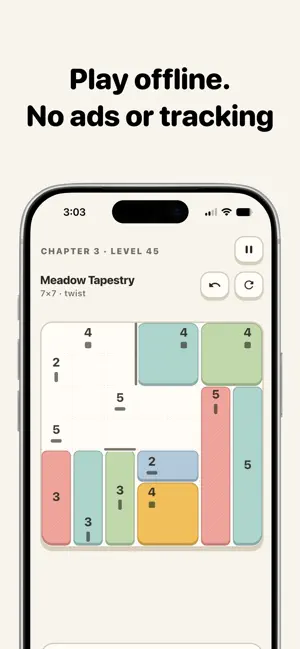 Shikaku Logic Puzzle: BoxSlide screenshot 2