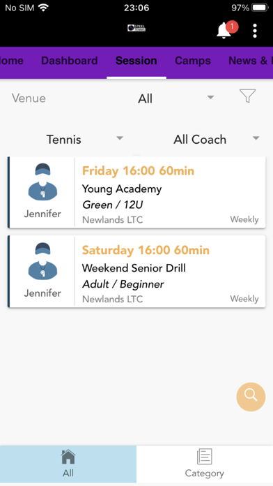 Steel Tennis Screenshot