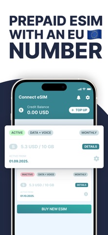 Connect eSIM by Procescom screenshot