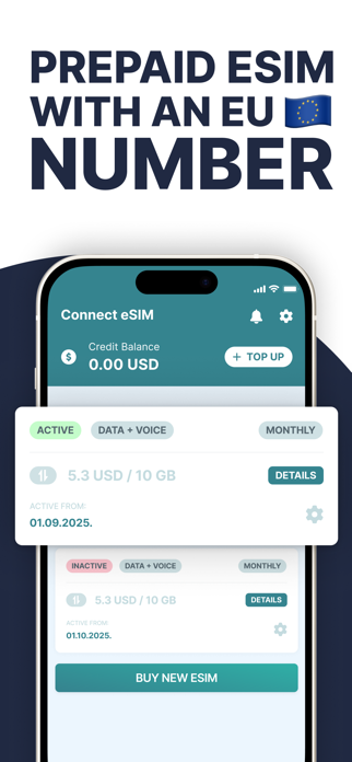 Connect eSIM by Procescom Screenshot 1 of 5