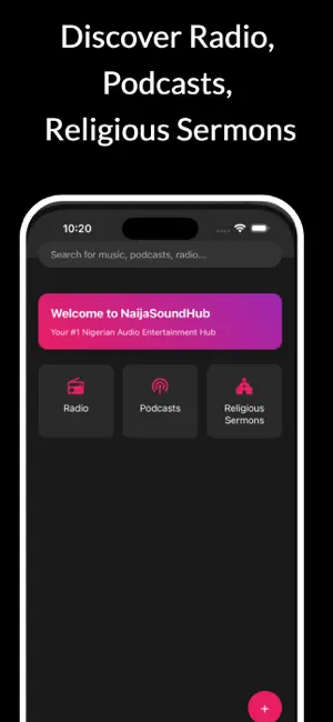 NaijaSoundHub: Radio Nigeria screenshot 1