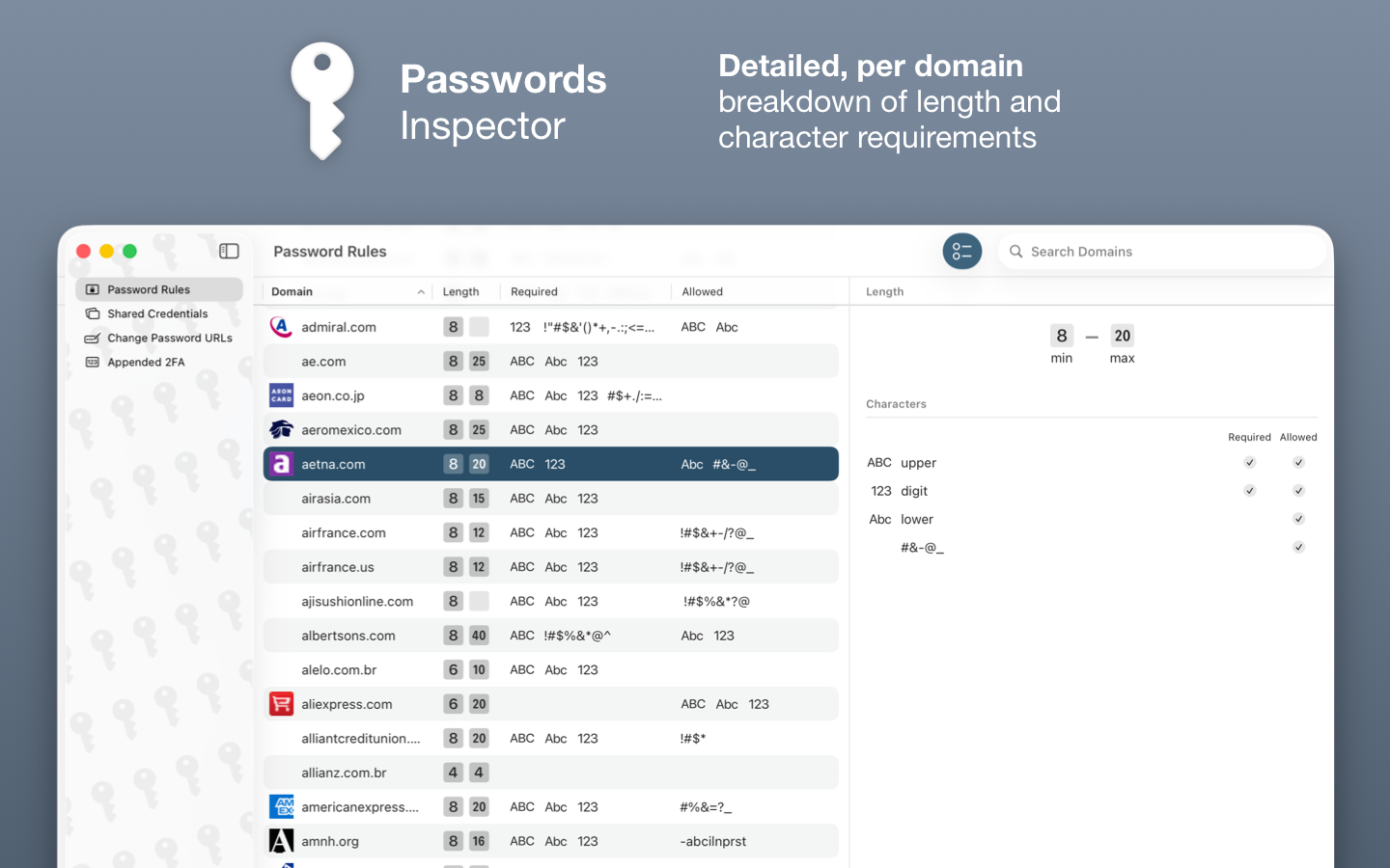 Passwords Inspector screenshot 7