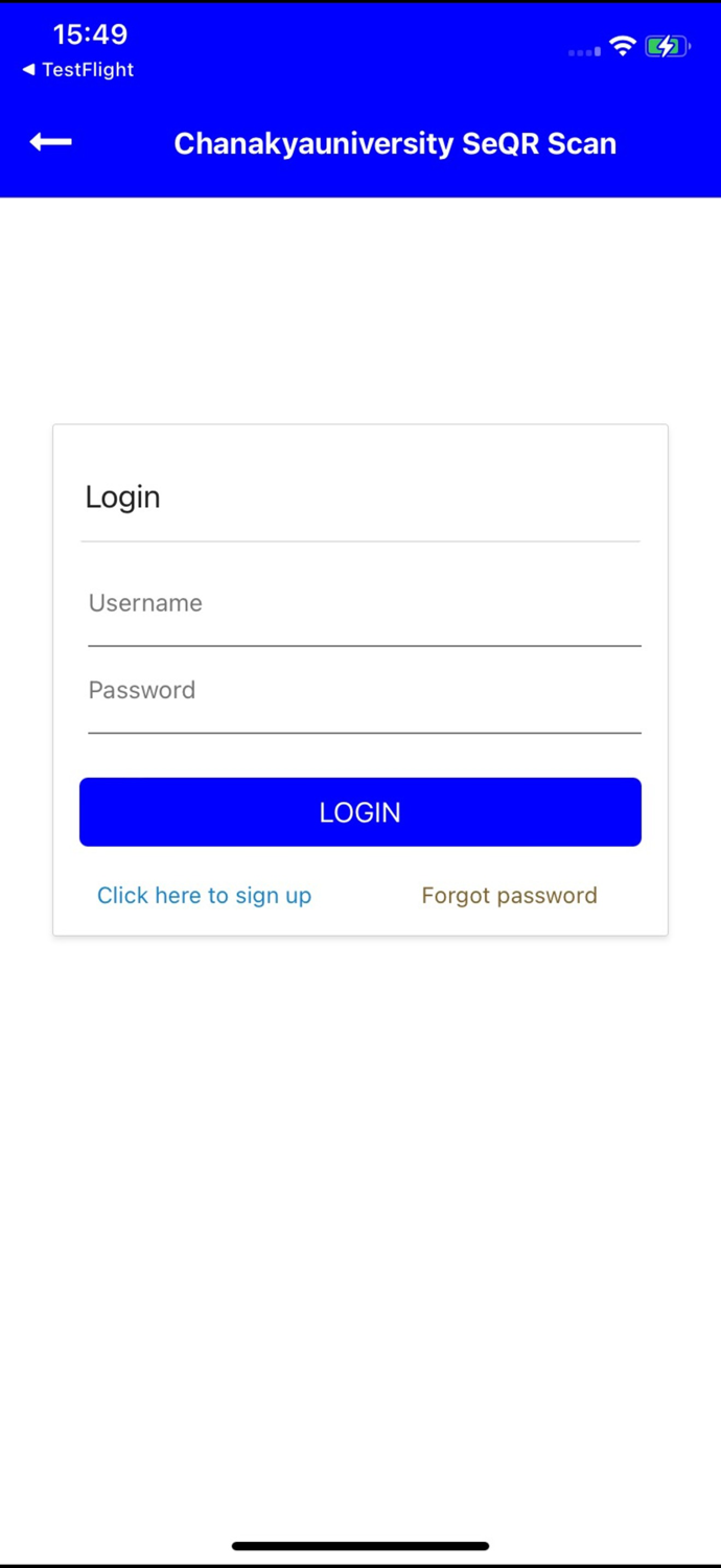 Chanakya University SeQR Scan