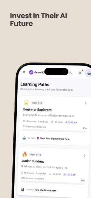 GenAI Kids: AI Learning App screenshot 3