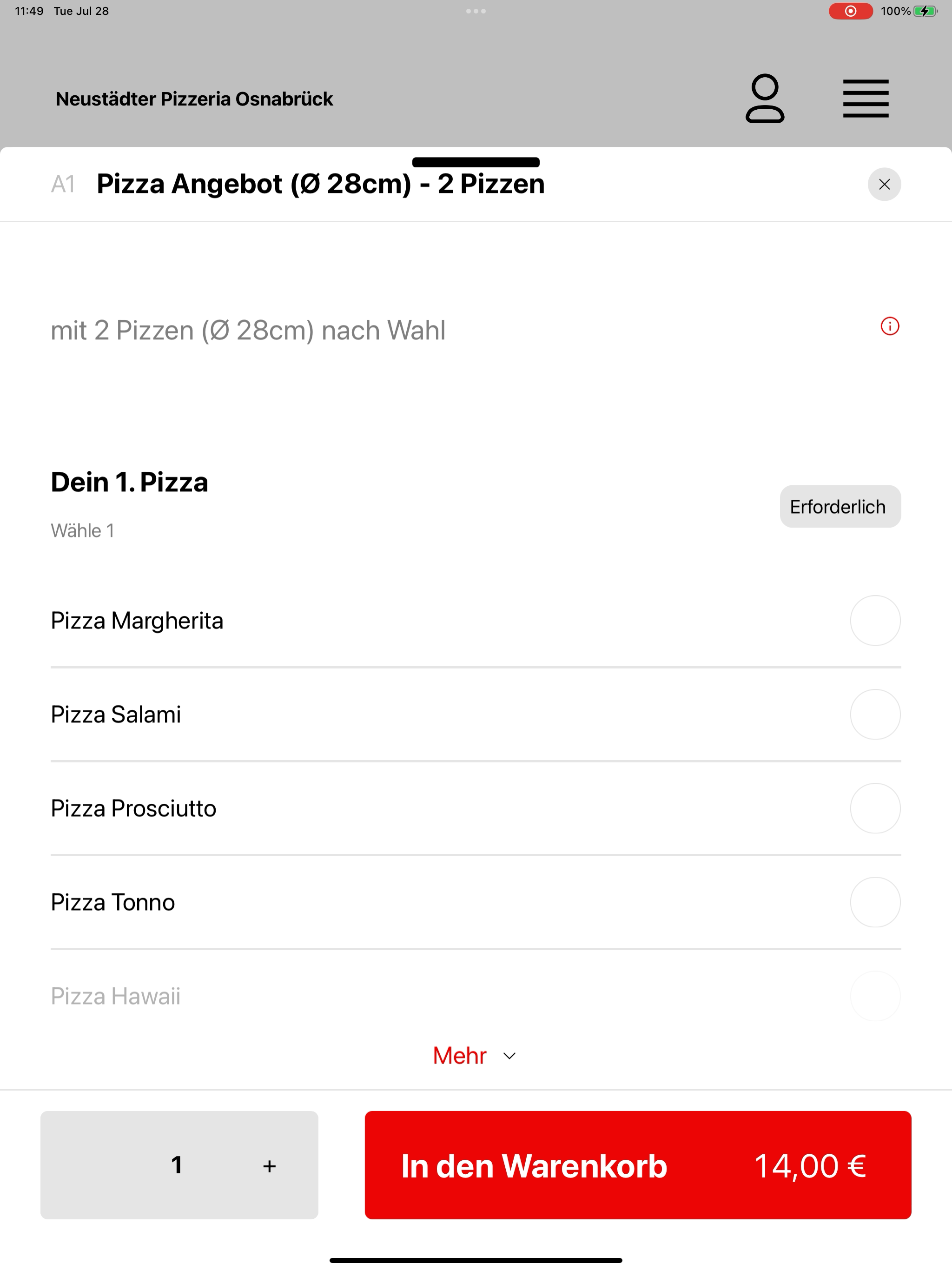 Neustädter Pizzeria Osnabrück screenshot 15
