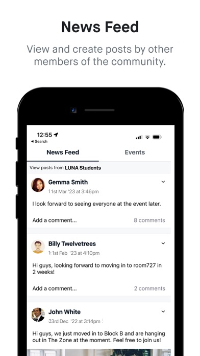 LUNA Students Screenshot