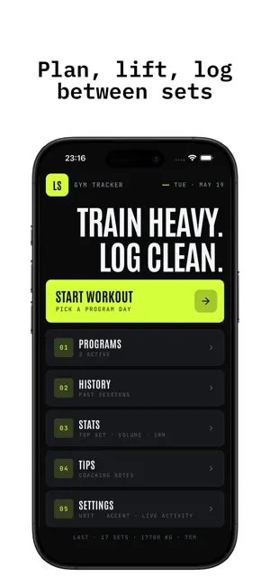 LS Gym Track screenshot 1