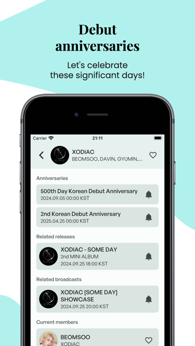 Upcoming Kpop Screenshot