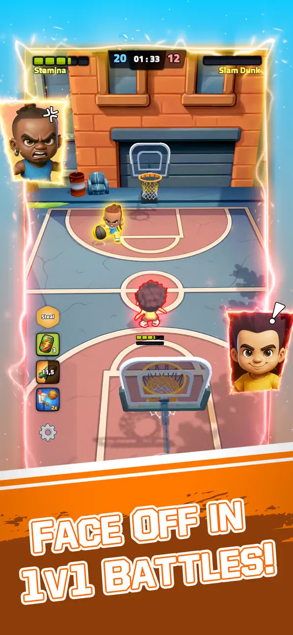Basketball Clash: Hoop Rivals Hack screenshot 1 - iOS game interface