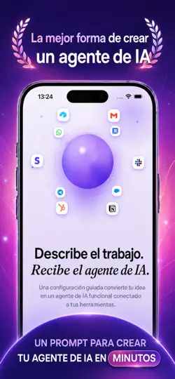 Captura de pantalla de AI Agent Builder Architect en iPhone 1