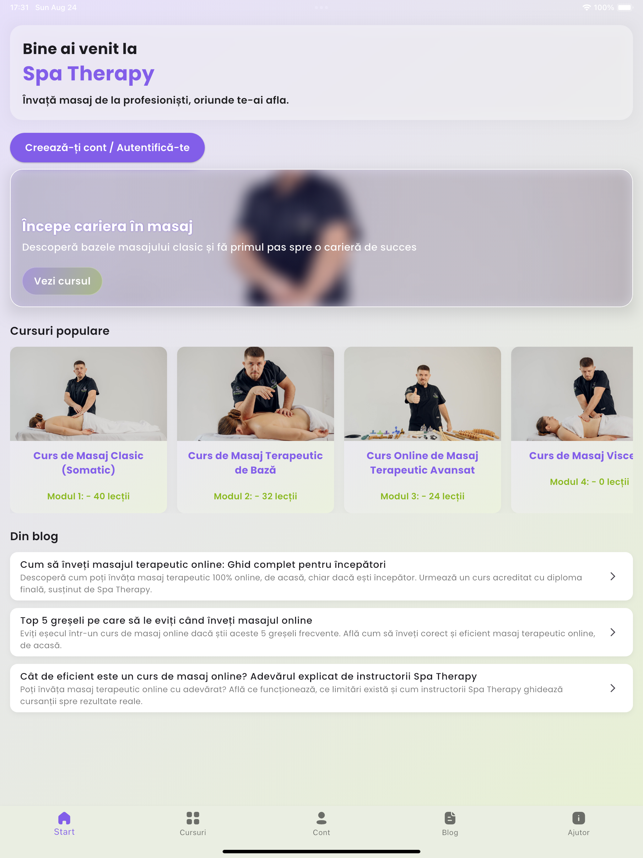Spa Therapy Online
