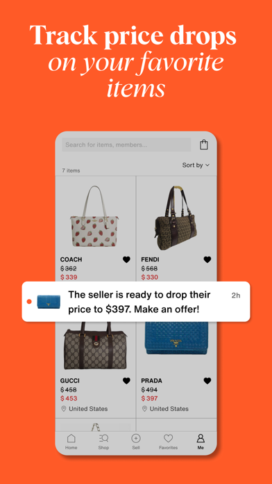 Vestiaire Collective: Buy+Sell iPhone screenshot