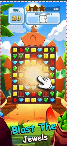 Gem Blast Match 3 Puzzle Screenshot 3 of 5