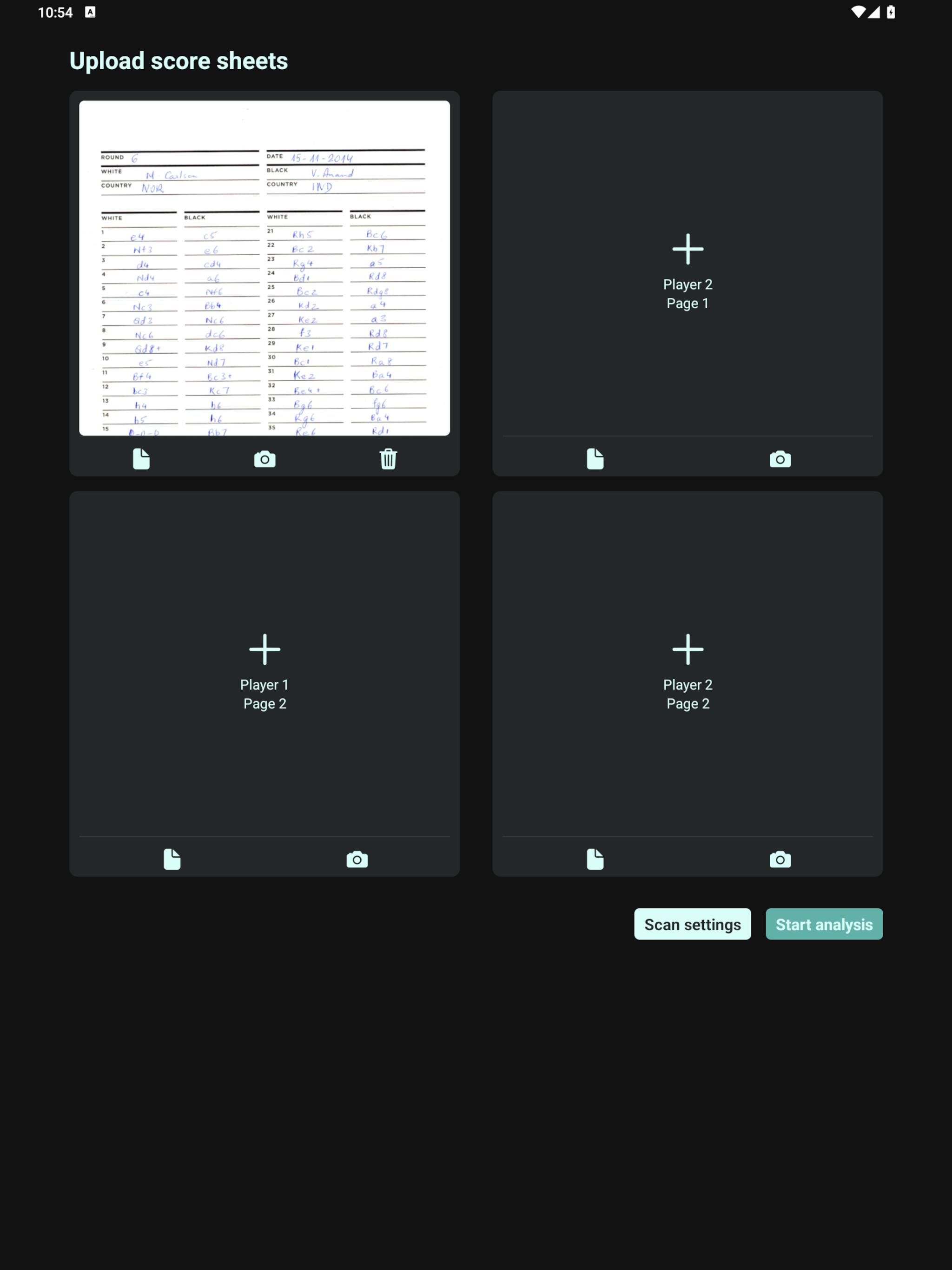 Score Sheet Scanner