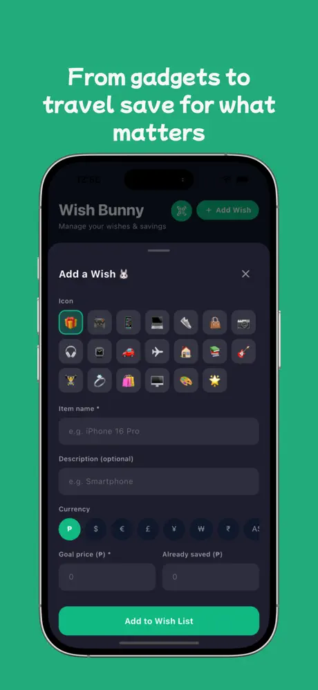 WishBunny - Simple Wishlist screenshot 2