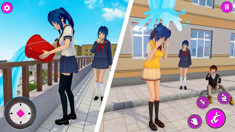 Anime School Girl Life Game 3D