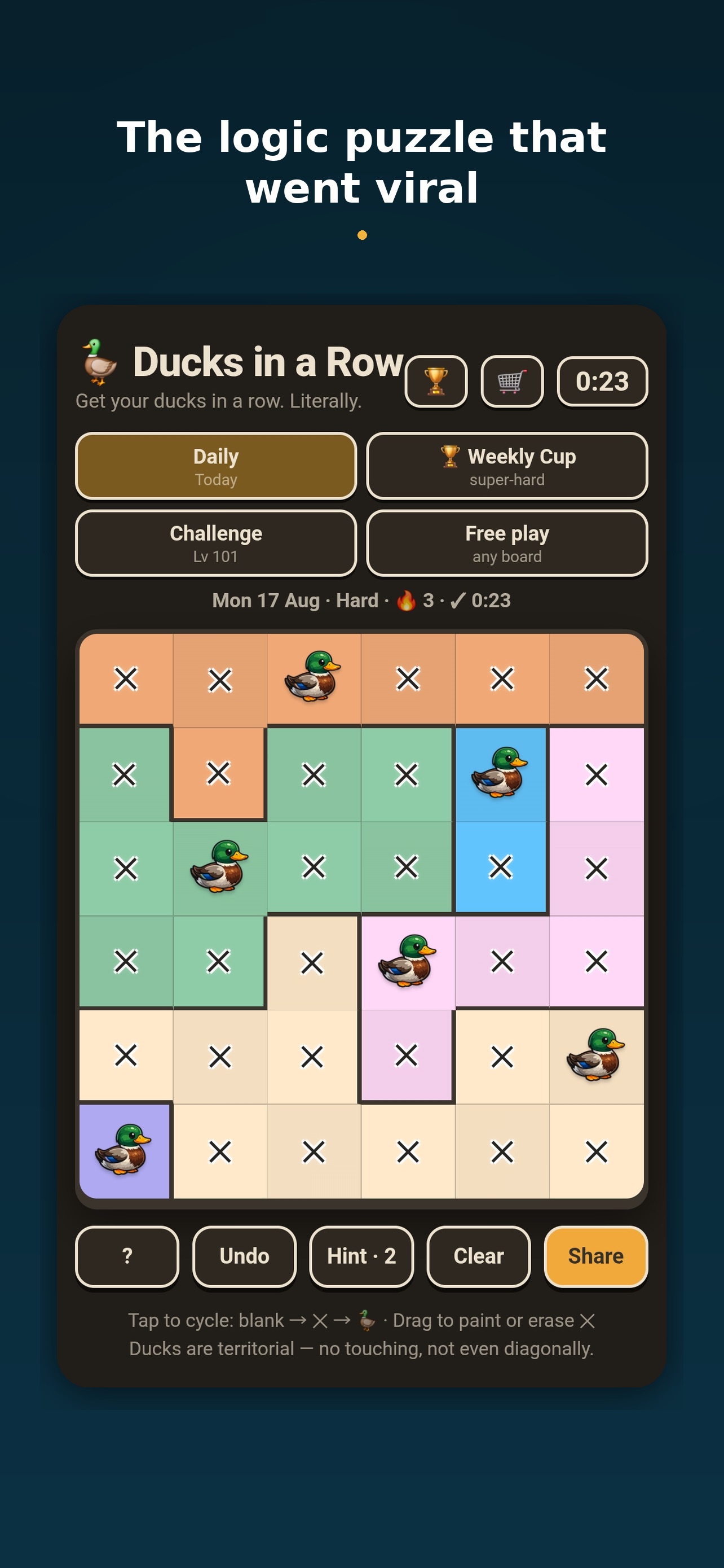 Screenshot 3 of Ducks in a Row - Logic Puzzle