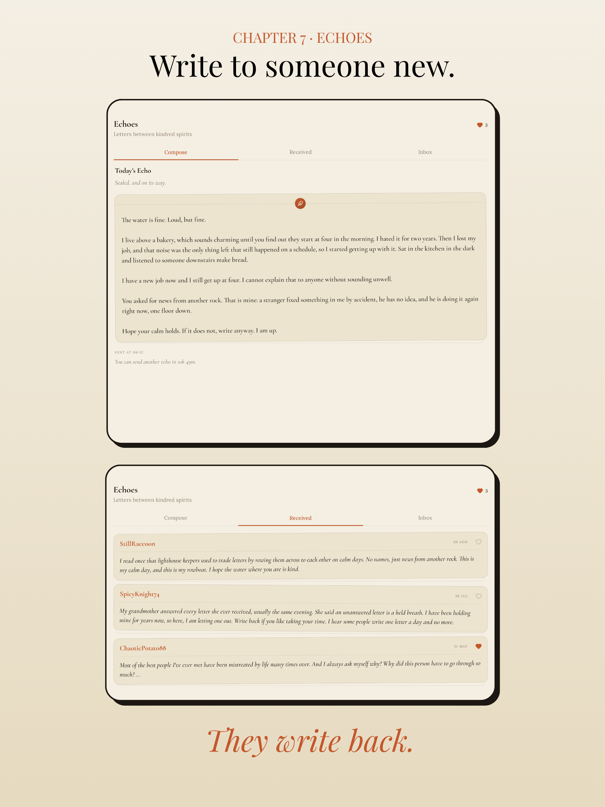 Thereafter: Letter Journal screenshot 15