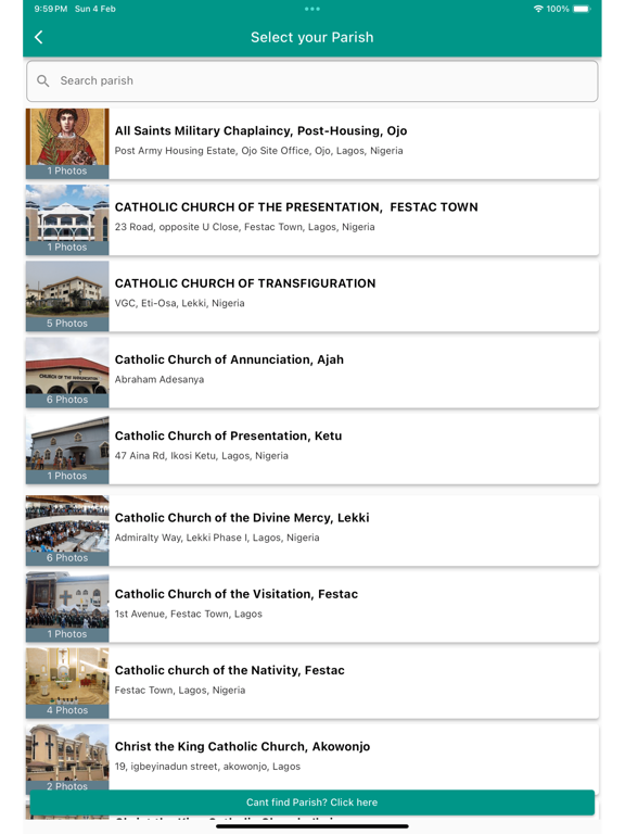 Screenshot #5 pour ParishBulletin: Nearby Church