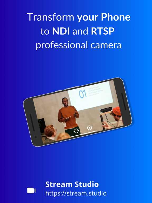 Stream Studio NDI OBS Camera iPad screenshot 1 - Photo & Video app